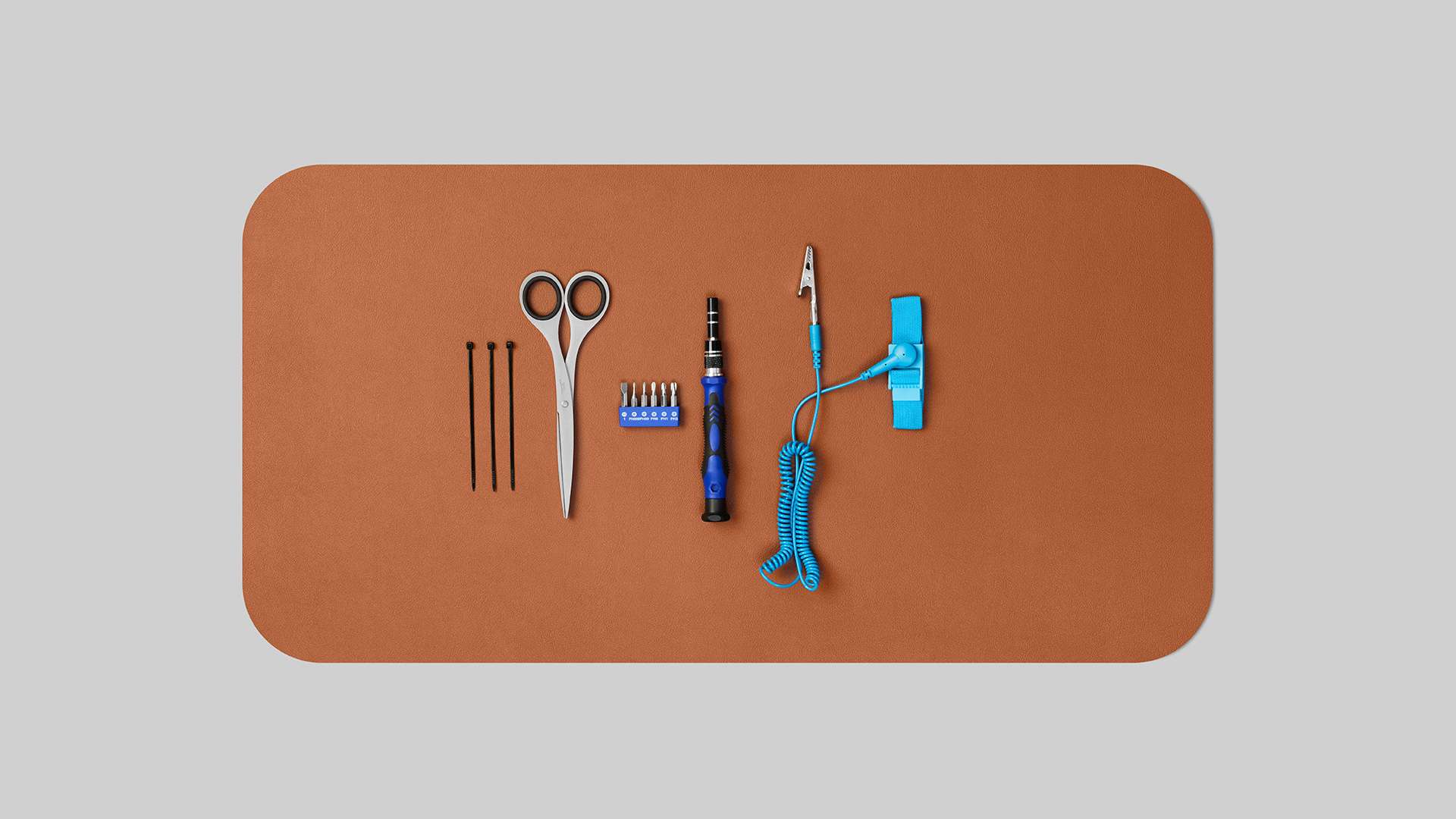 Photo of overhead PC build tools