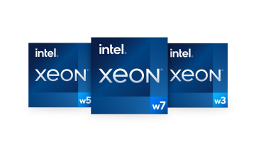 Intel Xeon W processors family badge