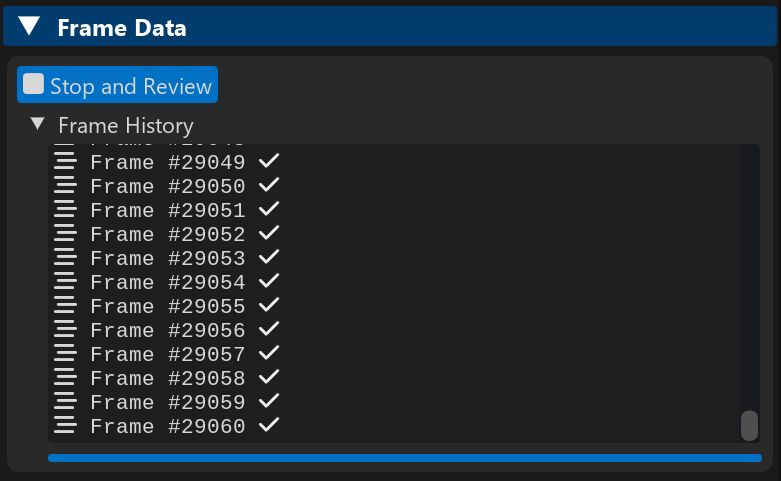 xess inspector frame data ll