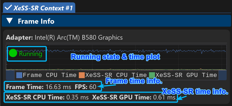 xess inspector frame info sr
