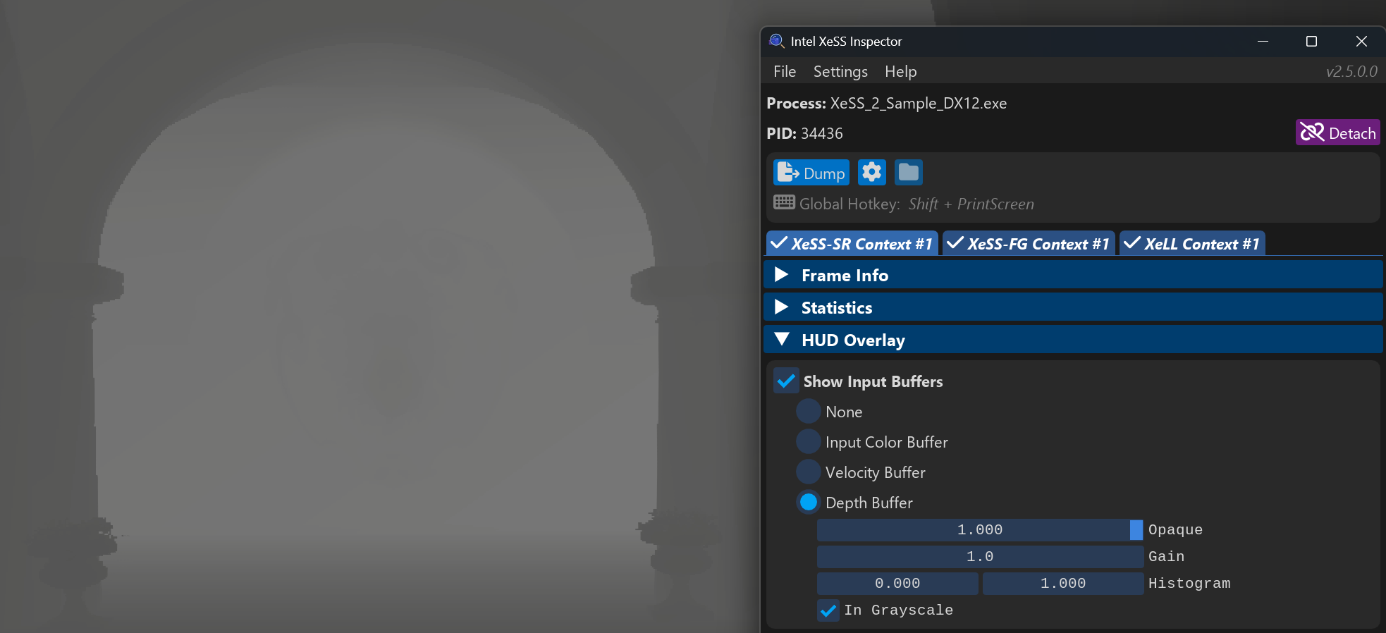 xess inspector hud depth