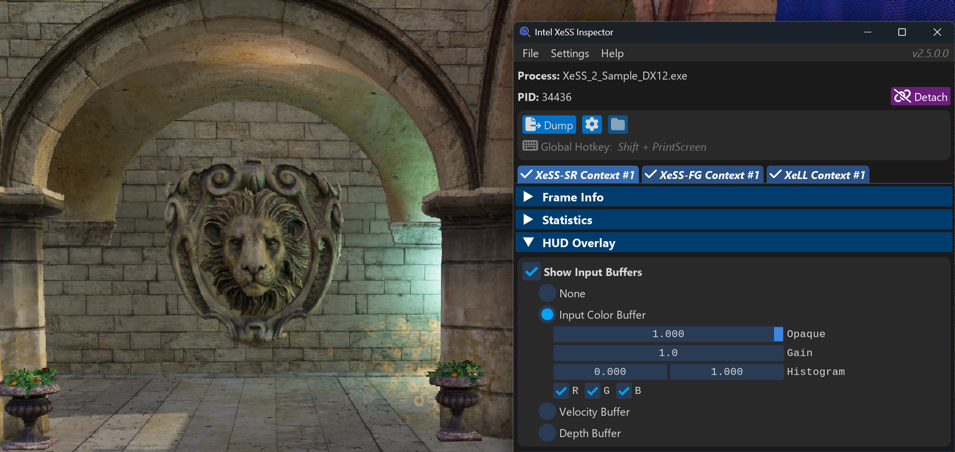 xess inspector hud input