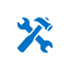 Hammer and wrench icon