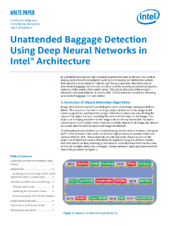 Unattended Baggage Detection Using Deep Neural Networks in Intel® Architecture