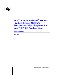 Migrate from the IXP42X Product Line: Application Note