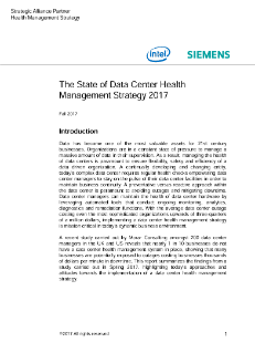 Intel & Siemens Health Management Survey