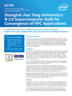 Converging AI, HPC and Big Data Workloads