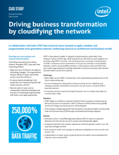 Intel and AT&T Drive Business Transformation by Cloudifying the Network