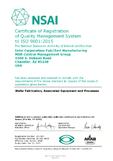 FSM Multi-Site Registration, CMB ISO 9001:2015