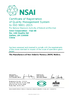 Fab 68 ISO 9001:2015