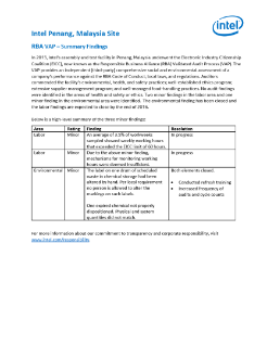 Validated Audit Process: Summary of Findings