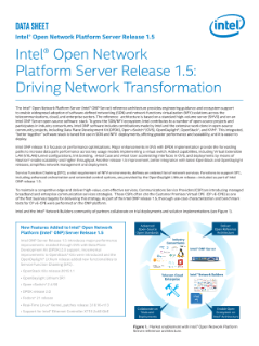 Intel® Open Network Platform Server Release 1.5 Datasheet