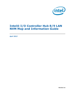 Intel® I/O Controller Hub 8/9 LAN NVM: Map and Information Guide