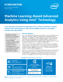 Machine Learning and Advanced Analytics