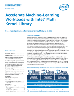 Intel Machine Learning Library – FWBD