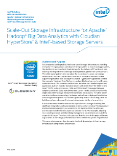 Hadoop* Analytics with Cloudian Solution Reference Architecture