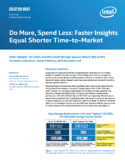 Reduce Costs with Faster Time-to-Market