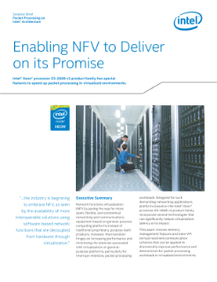 Enabling NFV to Deliver on its Promise