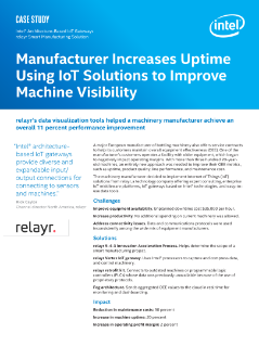 Case Study: IoT Solution for Manufacturing