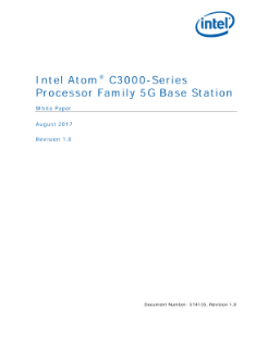 Intel Atom® Processor C3000 Series Processor Family 5G Base Station
