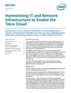 Harmonizing Network Infrastructure for CoSPs