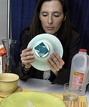 Intel Research Seattle uses postage-sized wireless radio frequency identification (RFID) tags affixed to household objects to monitor and record the daily activities of an elder. The tags wirelessly communicate the data back to a central system that could help manage everyday activities so that the elders' independence is maintained while relieving some of the burden of around-the-clock care by caregivers.