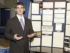 2008 Intel STS Second place winner, Graham Van Schaik, 17, of Columbia, S.C.