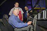 Mike Medgal and "Mad Mike" Martin of West Coast Customs with Intel Corporation CEO Craig Barrett