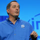 Paul Otellini, president and CEO of Intel Corp., announces the availability of the new Intel® Core™2 Duo processor during an event at Intel headquarters in Santa Clara, Calif.